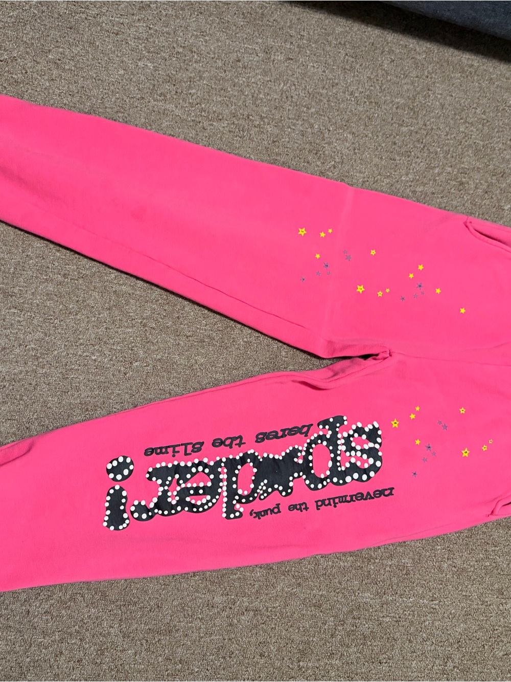 Pink Spider Joggers
